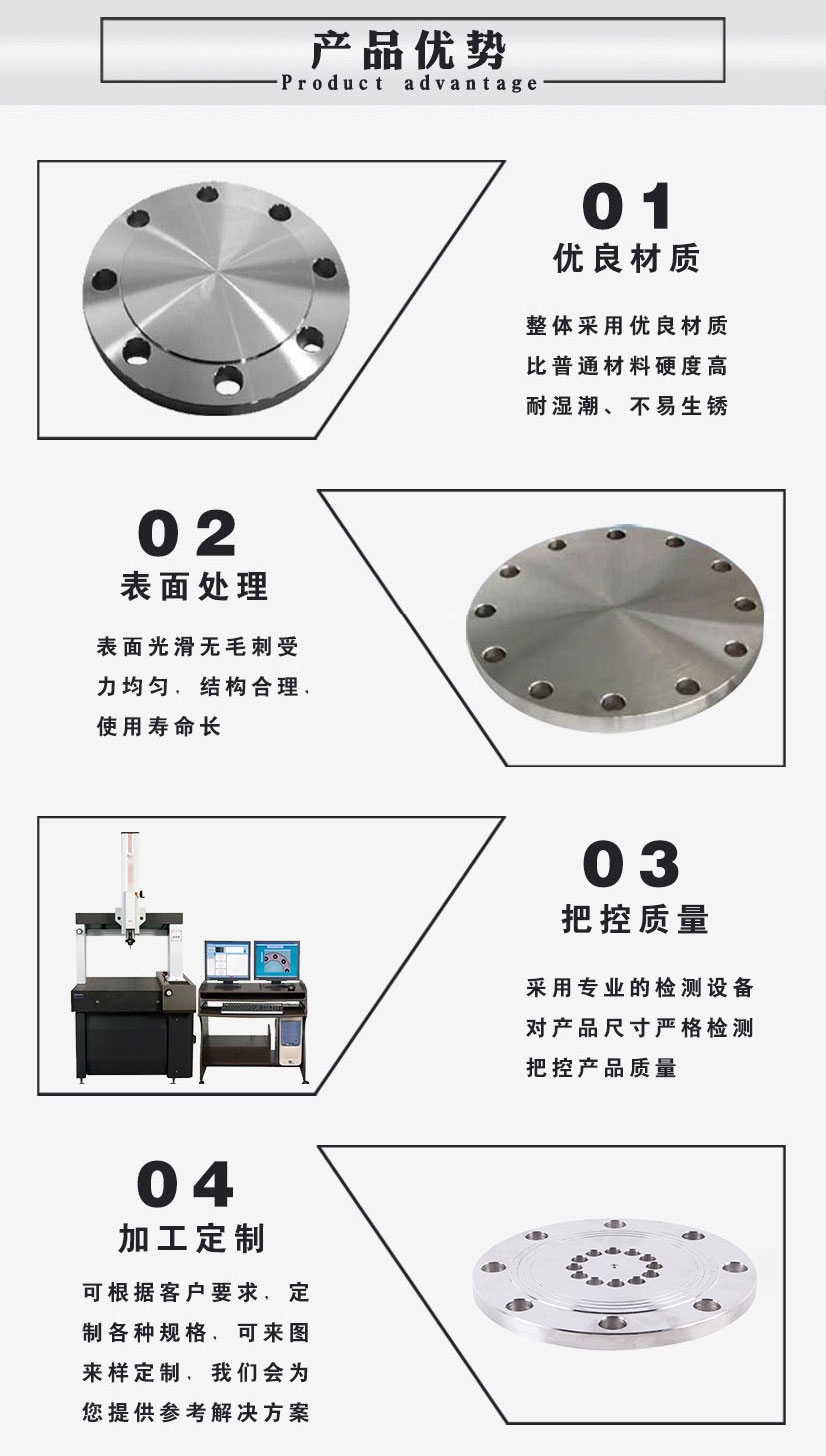 不銹鋼法蘭盲板